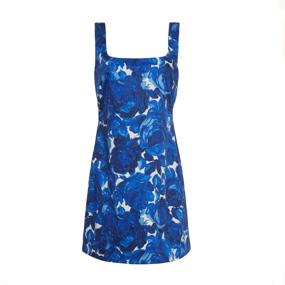 Cara Cara Sandra Dress 00 / Floral Garden Blue - Picture 2 of 5